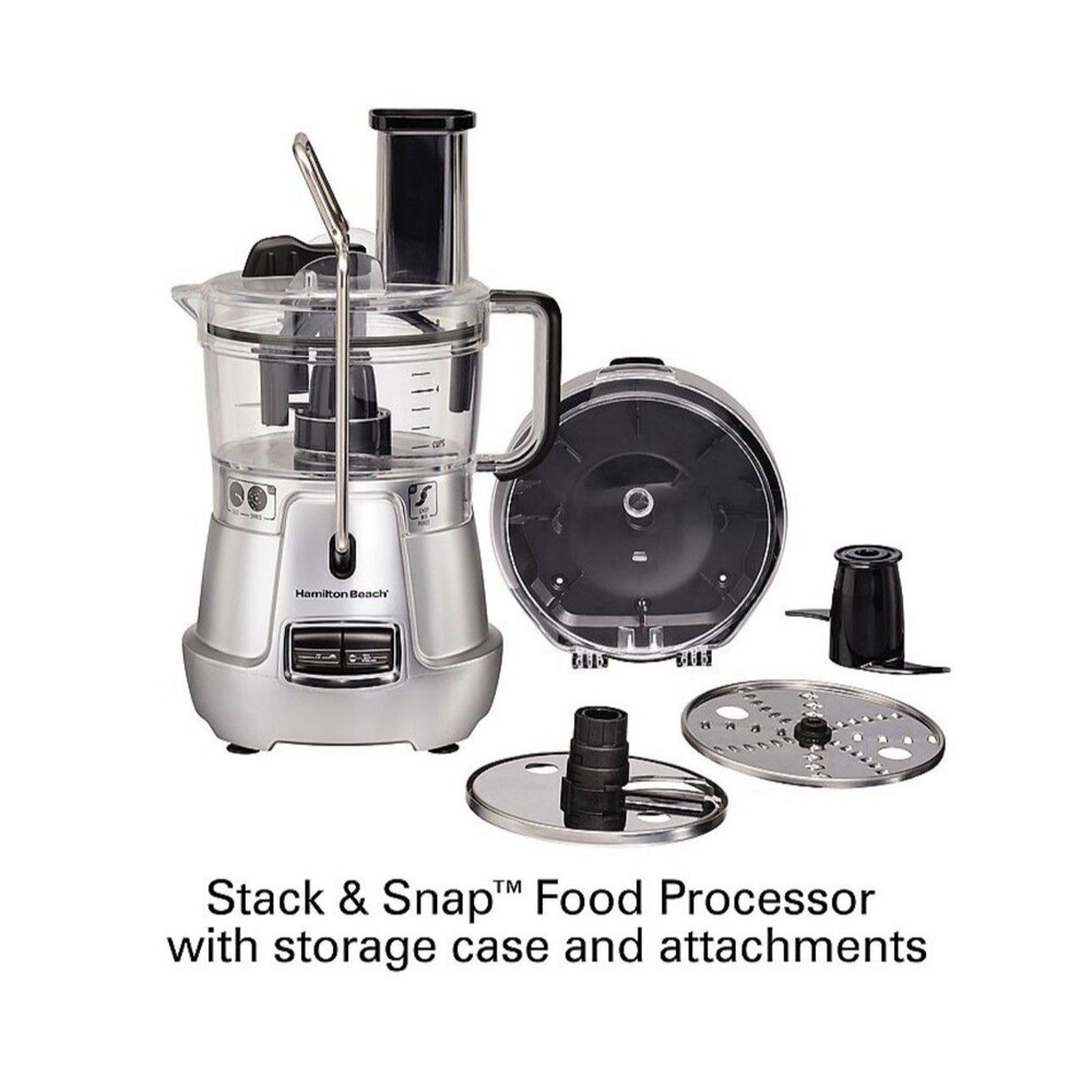 Hamilton Beach Stack & Snap 8-Cup Food Processor (70820)